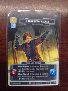 Star Wars Unlimited Legends Of The Force Prestige Anakin Skywalker 1067 L - Picture 1 of 1