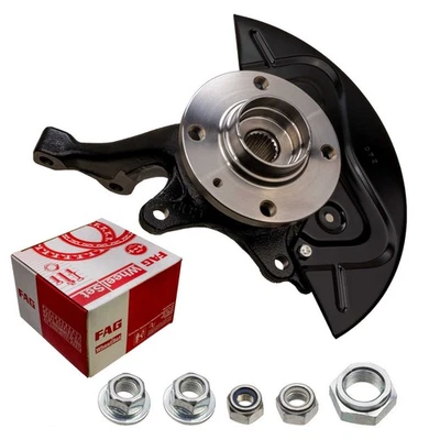 Achsschenkel Radlagergehäuse komplett vorn links für VW Golf 3 Cabrio ohne ABS - Bild 1 von 2