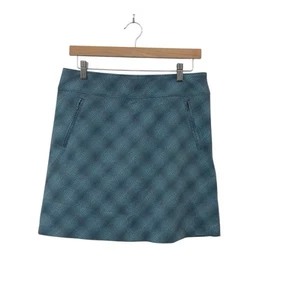 Annika Cutter & Buck Womens Size 6 Annika Golf Skirt Blue Design with Shorts - Picture 1 of 4