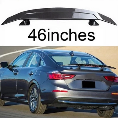 For Honda Insight 46" Car Rear Trunk Spoiler Wing Racing Spliter Carbon Style - Imagem 1 de 4