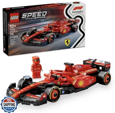 乐高 Speed Champions 法拉利 SF-24 F1 赛车玩具 - 儿童建筑套装, — 第 1/4 张图片