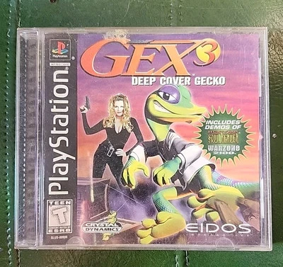 Gex 3: Deep Cover Gecko Sony PlayStation 1 Case And Disc Only 1999 - Image 1 of 4