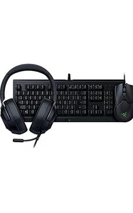 RAZER POWER UP BUNDLE CYNOSA LITE KEYBOARD, VIPER MOUSE, KRAKEN X LITE HEADSET - Picture 1 of 4
