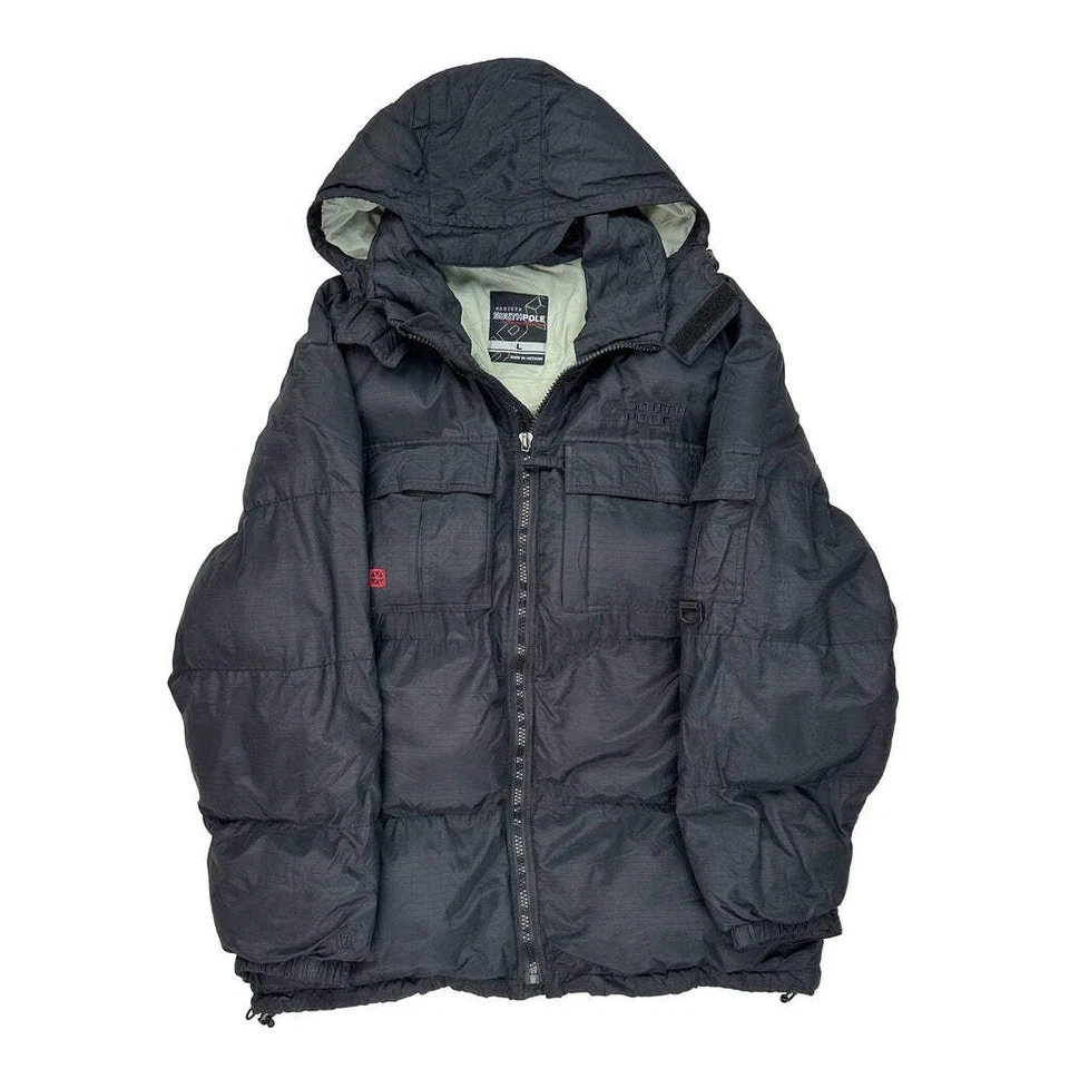 Southpole Puffer - Poliéster gris grande Foto 1 de 4