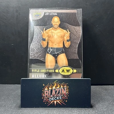 2022 AEW Upper Deck Allure Title Ambitions Jay Lethal #TA-33 - Image 1 of 2