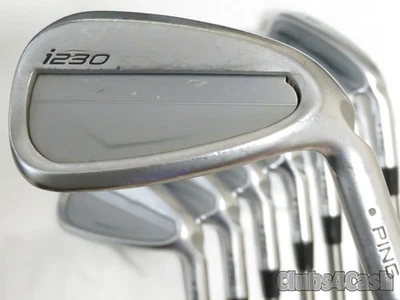 PING i230 Irons Black Dot Aerotech SteelFiber fc 115cw F4 3-P +1/4" Retro Spec - Image 1 of 4