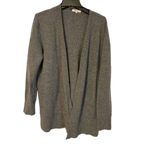 Cárdigan abierto de manga larga Madewell gris grande mezcla de lana para mujer - Imagen 1 de 6