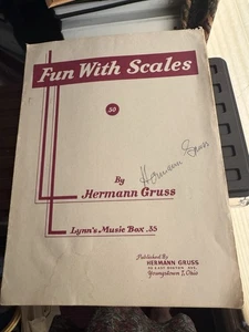 Spaß mit Waagen Hermann Gruss handsigniert von Gruss Noten - Bild 1 von 2