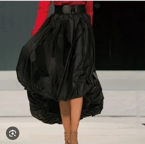 Samuel Dong Hi Low Bubble Hem Skirt Sz L - Picture 1 of 7