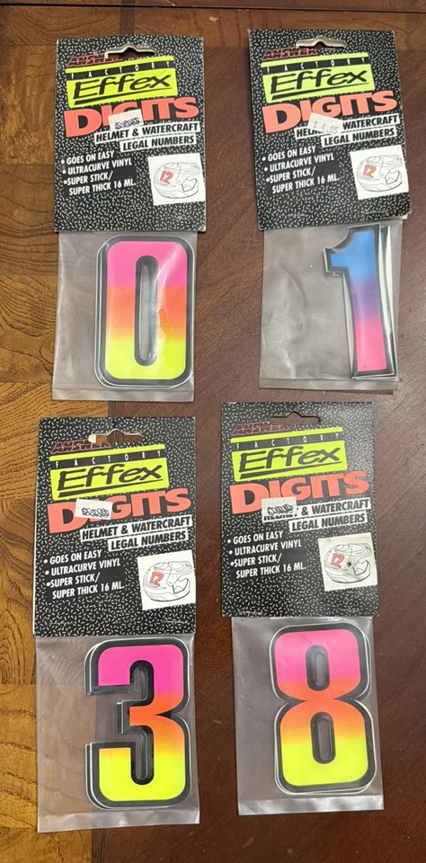 Old School BMX Answer #1 Super Grueso 16ML Efectos Digitales Casco Dígitos - Nuevo de Lote Antiguo Foto 1 de 1