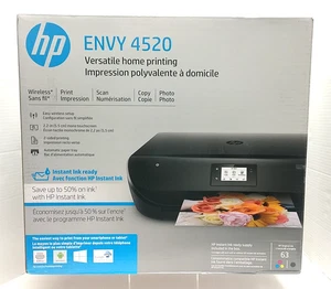 HP Envy 4520 All-In One Wireless Print Scan Copy Photo Inkjet Printer Sealed NEW - Zdjęcie 1 z 4