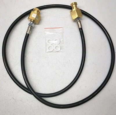 Nueva manguera de carga para estación de recarga de tanque de CO2 solo con accesorios de latón CGA 320 Foto 1 de 4