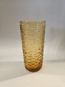 MCM Anchor Hocking Soreno Gold 6" Flach Eistee Becher Glas Ersatz - Bild 1 von 5