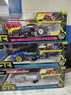 (Complete Set) 2024 Mustang RTR AutoZone Formula Drift Champion Jada 1:24🔥 - Image 1 of 4