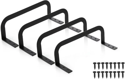 Barra de retención de colchón de 4 piezas, tapón deslizante de metal, antideslizante negro  Foto 1 de 4