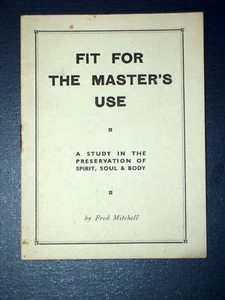 FRED MITCHELL Fit For the Masters Use KESWICK BOOKLET - Imagen 1 de 2