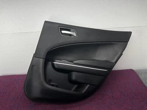 DODGE CHARGER SXT 19-22 3.6L OEM REAR RIGHT LEATHER DOOR PANEL COVER TRIM CARD - Picture 1 of 8