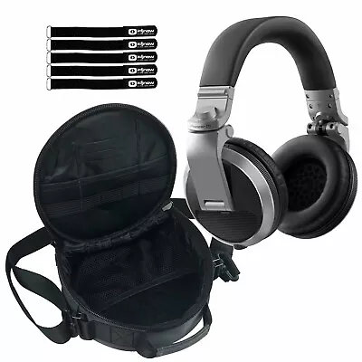 Pioneer DJ HDJ-X5 Profesional Sobre la Oreja DJ Auriculares Plateados con Estuche de Transporte Foto 1 de 4