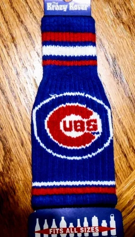 Chicago Cubs :Krazy Kover Bottle Koozie"! By Kolder Cover