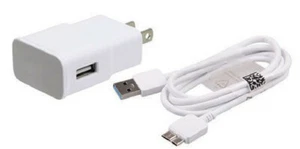 Samsung AC Traval Charger 2A - Câble de données MicroUSB 3.0 pour Samsung Galaxy S5, Non - Photo 1 sur 5