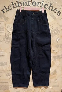 Free People New School Relaxed Jeans We The Free Cargo Taschen Navy Blau XS NEU - Bild 1 von 5