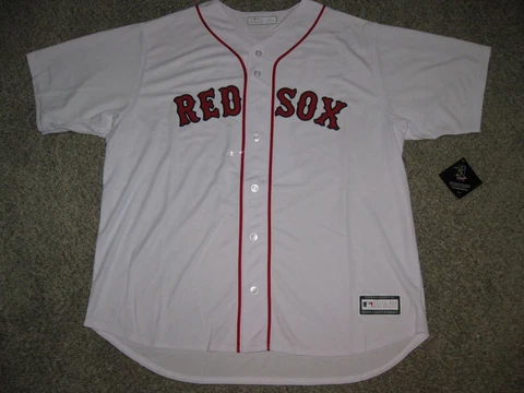 David Ortiz Boston Red Sox Mens Big & Tall Majestic White Replica Jersey Cover
