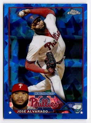 2023 Topps Chrome Sapphire Update Series Jose Alvarado #USCS271 Phillies - Image 1 of 3
