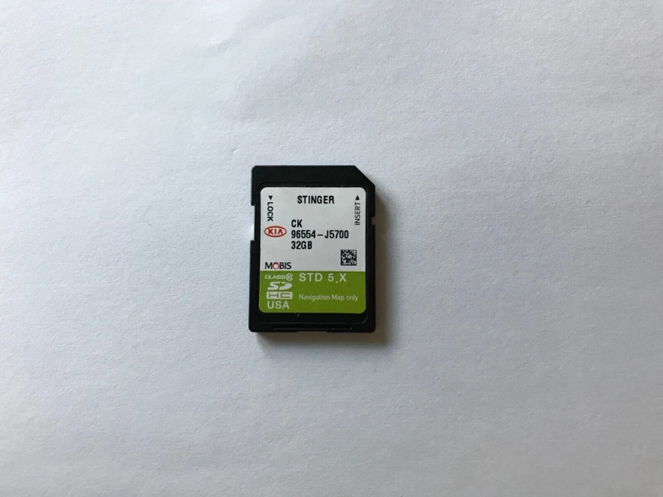 2018 2019 STINGER SD NAVIGATION CARD MAP MEMORY 96554-J5700 CK OEM USA MAP - Image 1 of 1