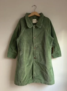 Rudy Jude Kids Long Coat In Green Bean - Picture 1 of 8