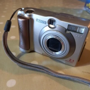 Canon Powershot A20 Camera Ne Fonctionne Pas Appareil 2.1 Mega Pixels 3x Zoom - Imagen 1 de 10