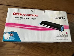 New Office Depot Magenta Toner Cartridge Replaces HP 124 - Picture 1 of 2