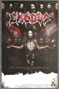 Exodus The Atrocity Exhibition… Exhibit A 2007 PROMO POSTER - Picture 1 of 1
