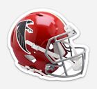 Atlanta Falcons Football Helmet (Throwback)  w/ Falcon Logo type Die-Cut MAGNET