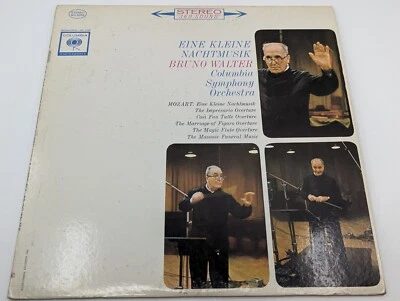 Bruno Walter EINE KLEINE NACHTMUSIK Columbia Symphony CLASSICAL LP NM - Image 1 of 4