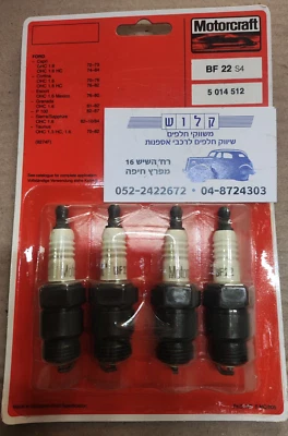 Свечи зажигания MOTORCRAFT BF22 ПОДЛИННЫЕ для FORD Capri Cortina Escort Sierra Taunus - Изображение 1 из 4