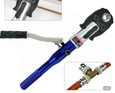 Pressatrice Pressa multistrato Pex idraulica ERGAL th 16 20 26 32 tubo Tipo Rems - Immagine 1 di 4