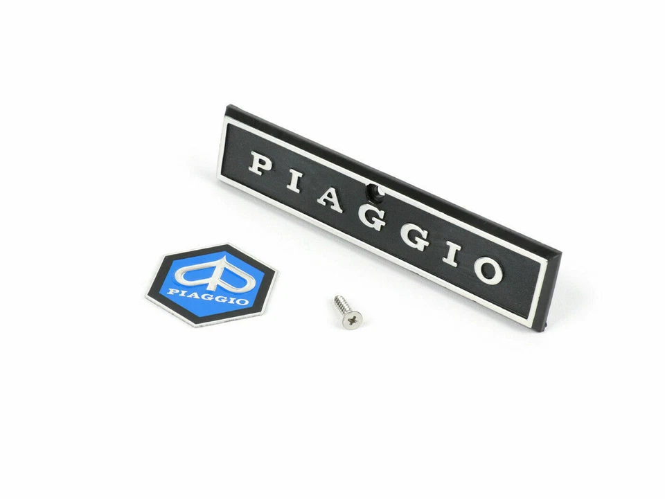 Vespa PX (1977-1983) P125X P200E Badge set horncast Horn cover Piaggio - Image 1 of 1
