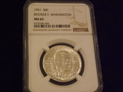 1951        50 C          Booker T. Washington            NGC   MS 65 - Image 1 of 2