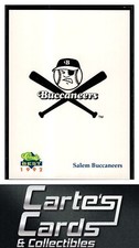 Logo Card 1992 Classic Best Salem Buccaneers #29  Pittsburgh Pirates