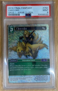 Chocobo (1-075C) Wave 1 Foil PSA 9 MINT Final Fantasy 70056533 - Bild 1 von 2