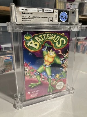 Battletoads Nes Nintendo Pal New Sealed Game WATA 9.6 A+ Not VGA CGC Rare Graded - Image 1 of 4