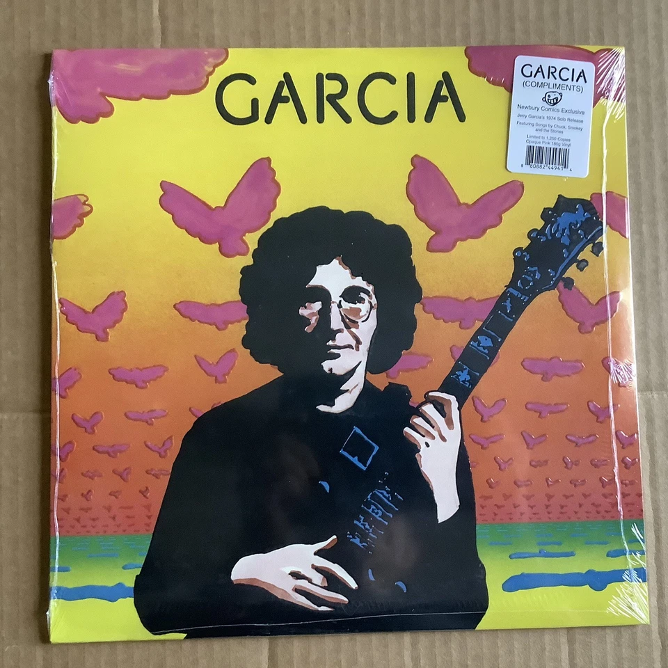 Jerry Garcia-(COMPLEMENTS)Exclusive Opaque Pink Colored Vinyl LP-EMBOSSED COVER - Image 1 of 2