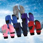 Zimowe rękawiczki dziecięce gruby śnieg rękawice narciarskie dla dziewcząt chłopców dzieci jazda na rowerze