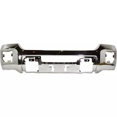 Front Bumper Cover Steel For 15-19 GMC Sierra 2500 HD 3500 HD Chrome GM1002855 - Imagem 1 de 4