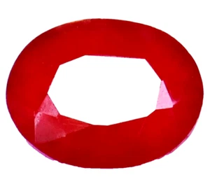 6Ct Natural Red Bixbyite Beryl Certified Loose Gemstone Oval Cut Halloween Offer - Picture 1 of 6