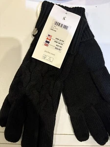 🌟Joules Guanti Donna Elena Cable - Nero, Taglia Unica🌟 - Foto 1 di 4