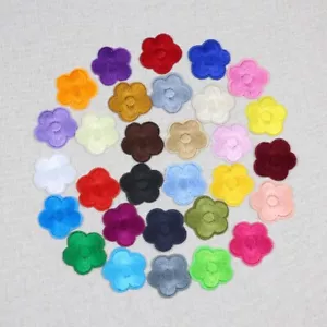 Rose Gänseblümchen Blume Aufnäher bestickt Bügeln/Aufnähen Applikation zum Selbermachen Abzeichen Sammelalbum - Bild 1 von 43
