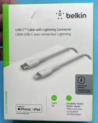 Belkin AP Boost Charge Usb-C To  Cable, CAA003BT1MWH (6KT510) - Image 1 of 2