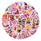 60Pcs Barbie Sticker Cartoon Decals Phone Laptop Book Bag Bottle Party Decor ~