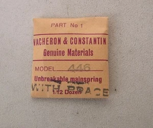 New Old Stock Genuine Sealed Package Vacheron & Constantin Cal 446 Mainspring #3 - Picture 1 of 2